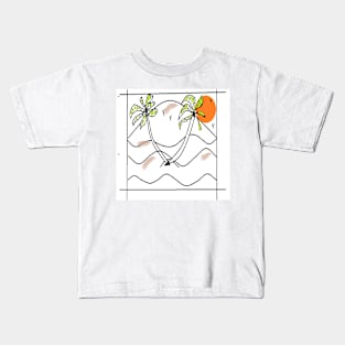 sun set design Kids T-Shirt